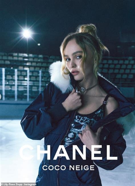 chanel coco neige 2019|chanel lily rose depp.